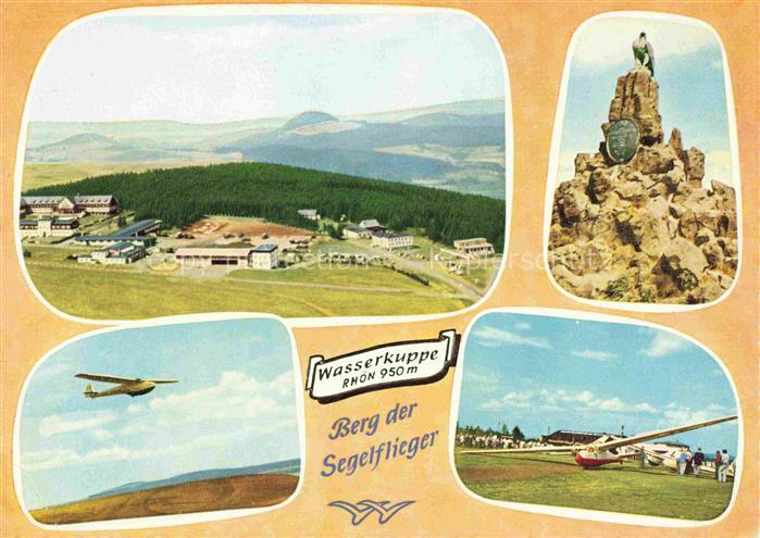Segelflug Gliding Vol-Voile Vuolo-a-Vela Volo-a-Vela-- Wasserkuppe Rhoen