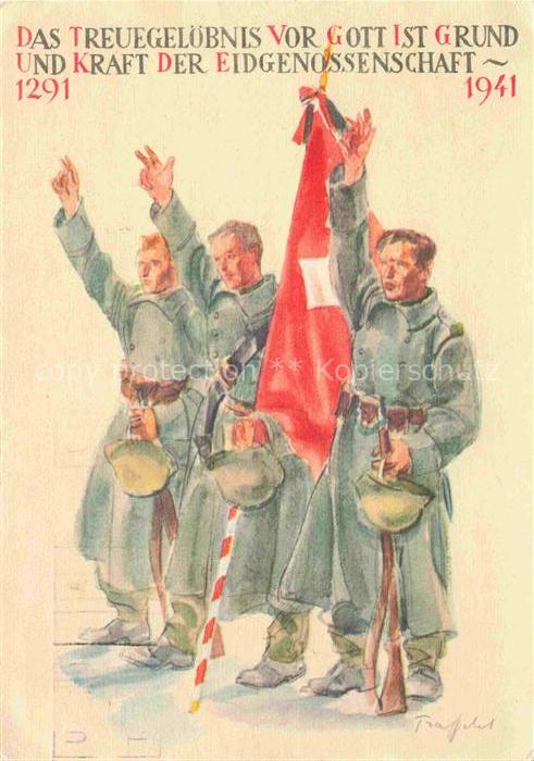 Militaria Schweiz Treugeloebnis