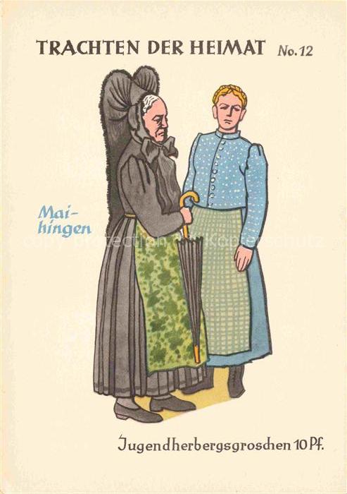 Trachten Maihingen Kreis Noerdlingen