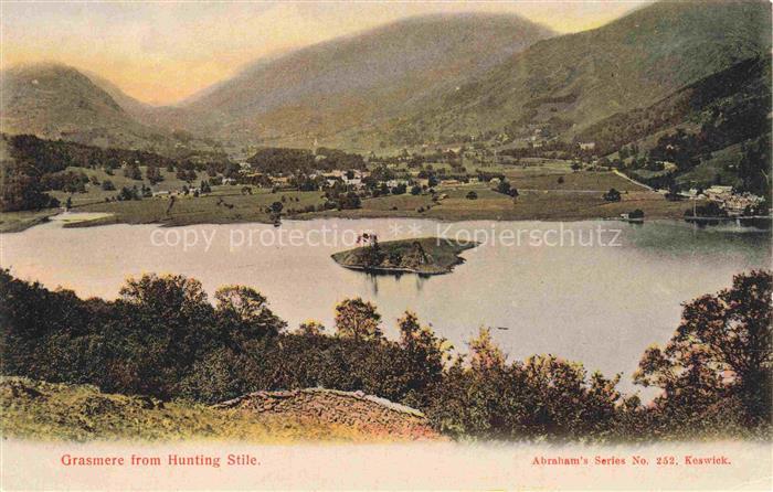 Grasmere Cumbria UK from Hunting Stile
