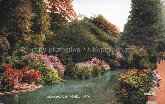 IOW Isle-of-Wight  UK Bonchurch Pond