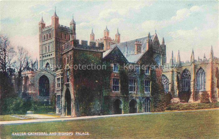 Exeter  UK Cathedral and Bishops Place