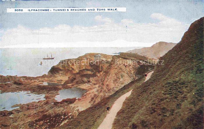 Ilfracombe North Devon UK Tunnels Reaches and Tors Walk