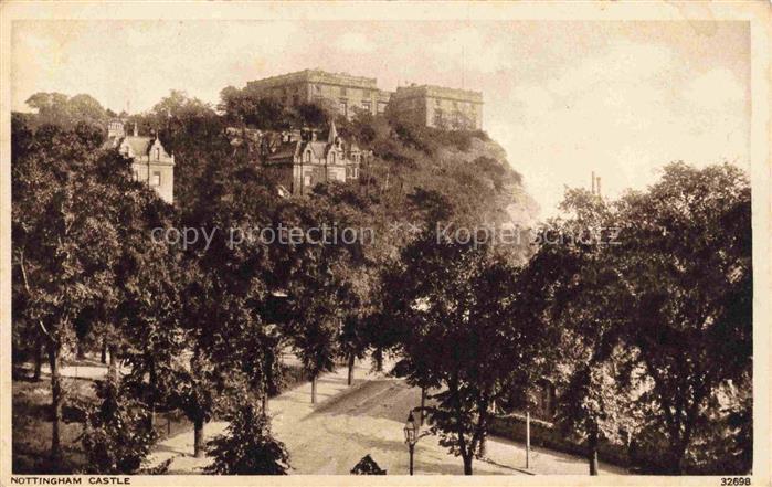 NOTTINGHAM  UK Nottingham Castle