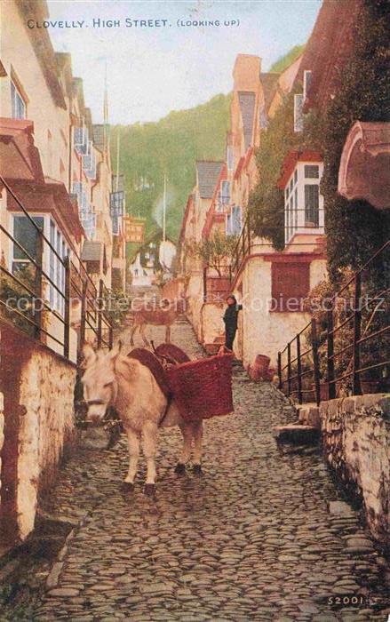 Clovelly Torridge UK High Street