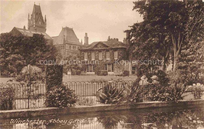 Winchester Hampshire UK Abbey Gardens