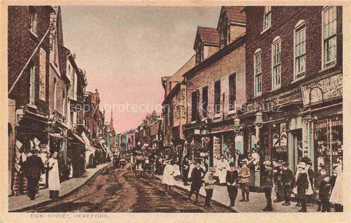 Hereford Herefordshire UK Eign Street