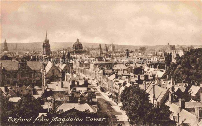 OXFORD  Oxfordshire UK from Magdalen Tower