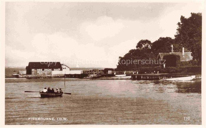 Fishbourne IOW Ryde Isle of Wight UK Panorama