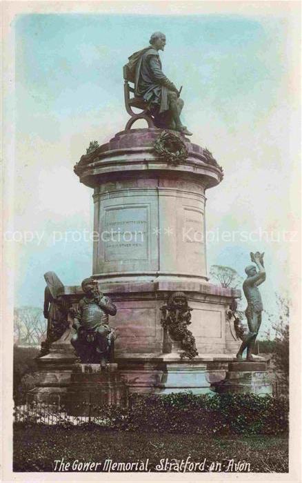 Stratford -on-Avon UK The Gower Memorial