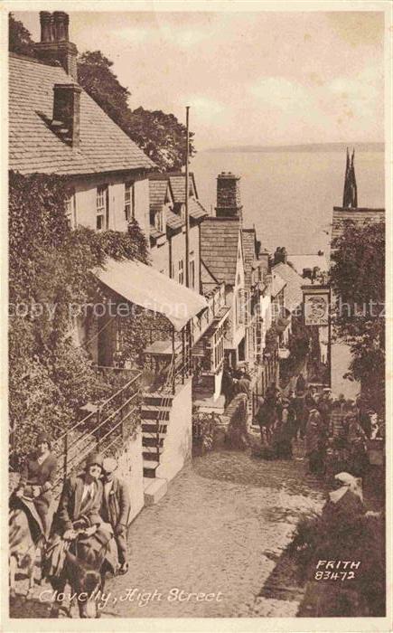 Clovelly Torridge UK High Street