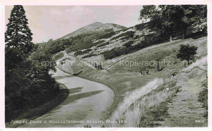 Malvern  Malvern Hills Worcestershire UK Jubilee Drive and Worcestershire Beacon