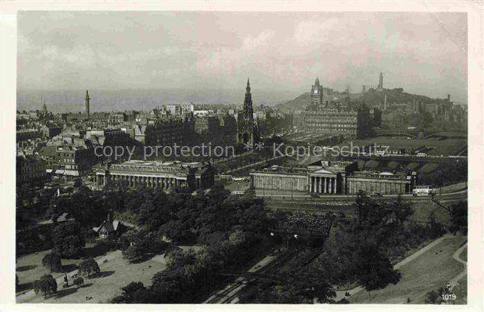 EDINBURGH  SCOTLAND UK Princess Street