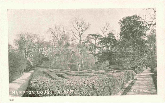 Hampton  London UK Court Palace The Maze