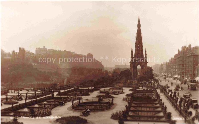 EDINBURGH  SCOTLAND UK Princes St Edinburgh