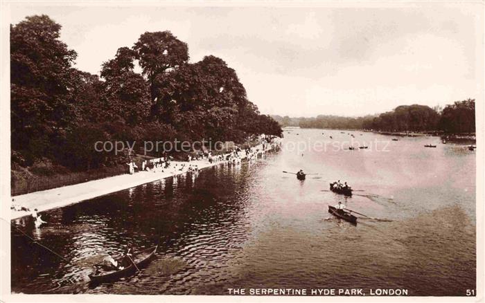 LONDON  UK The Serpentine Hyde Park