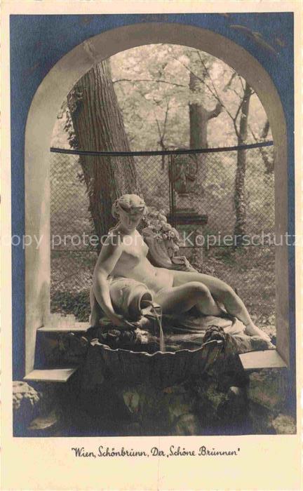 Schoenbrunn  Schloss WIEN Der Schoene Brunnen