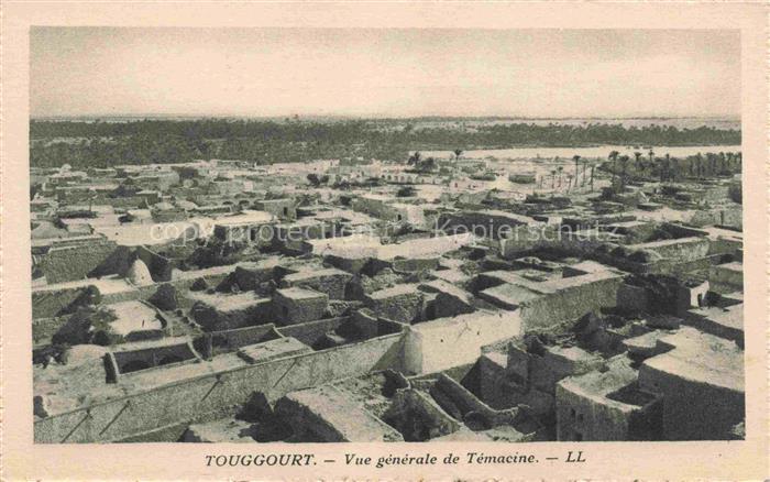 Touggourt Tougourt Algerie Vue generale de Temacine