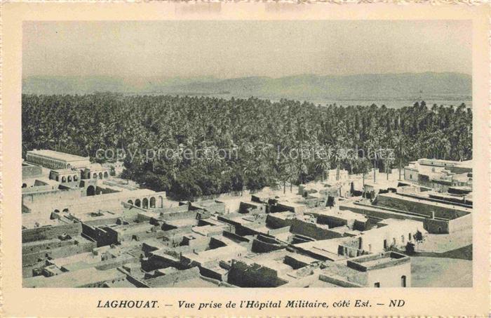 Laghouat Algerie Vue prise de l'Hopital Militaire cote Est