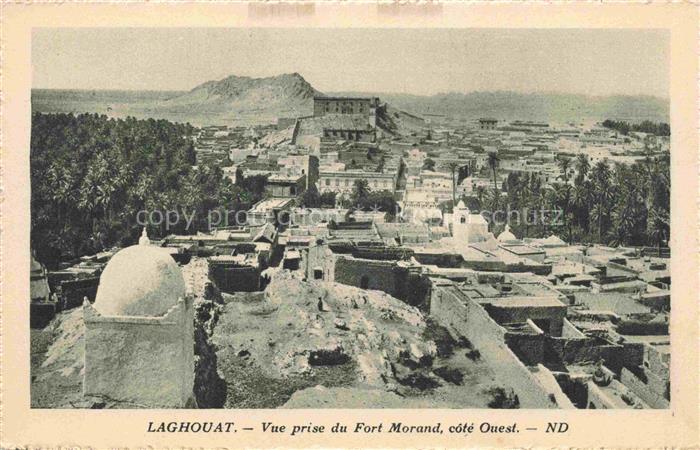 Laghouat Algerie Vue prise du Fort Morand cote Ouest