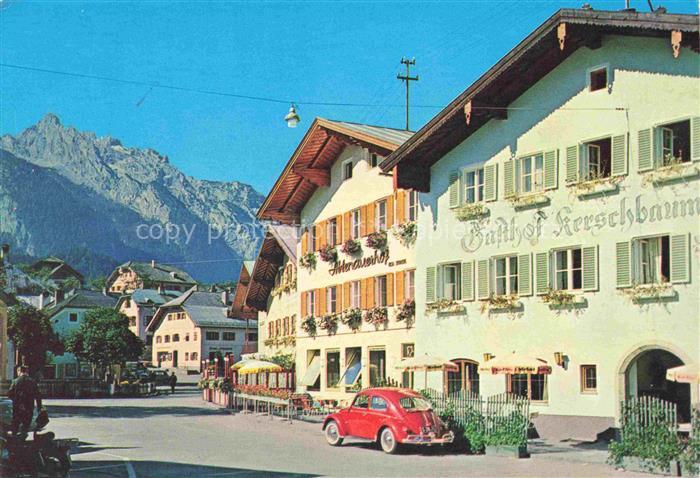 Abtenau Salzburg AT Ortspartie mit Tennengebirge