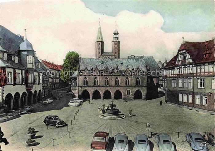 GOSLAR Harz Niedersachsen Marktplatz