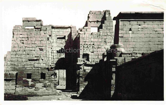 Thebes  Theben Egypt The Royal Palace of Ramses III