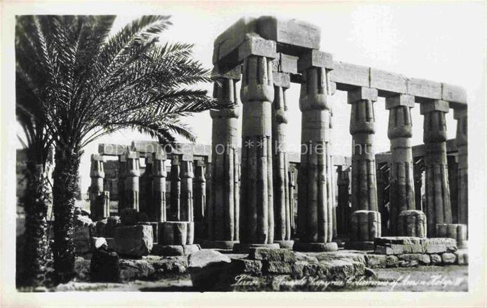 LUXOR Louqsor Louksor Egypt Tempelruine