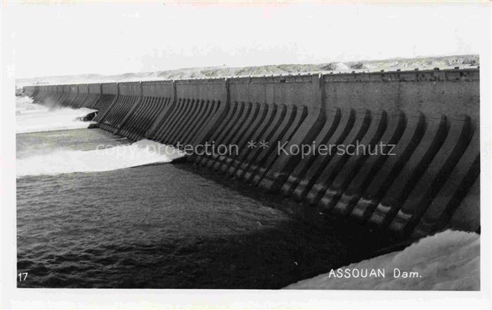 Assouan Egypt Staudamm