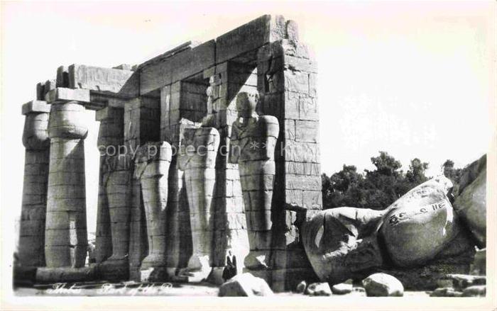 Thebes  Theben Egypt Part of the Ramses