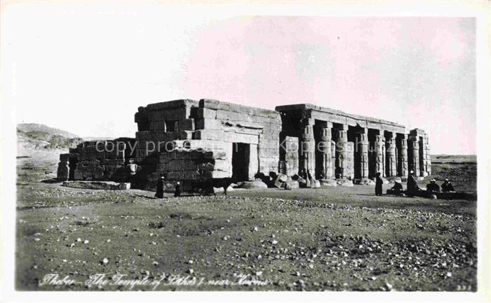Thebes  Theben Egypt The Temple