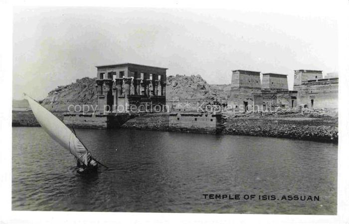 Assuan Asswan Aswan Egypt Temple of Isis