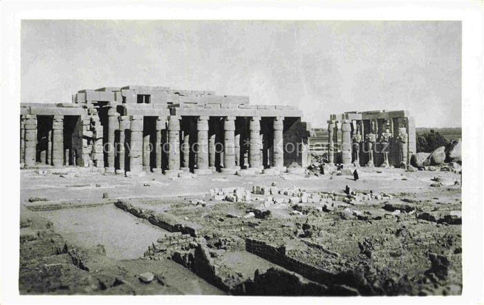 Thebes  Theben Egypt General view of Ramesseum Temple of Ramses II