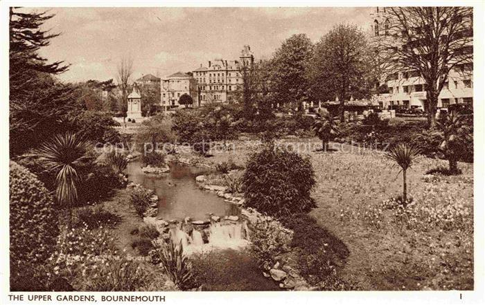 BOURNEMOUTH UK The Upper Gardens