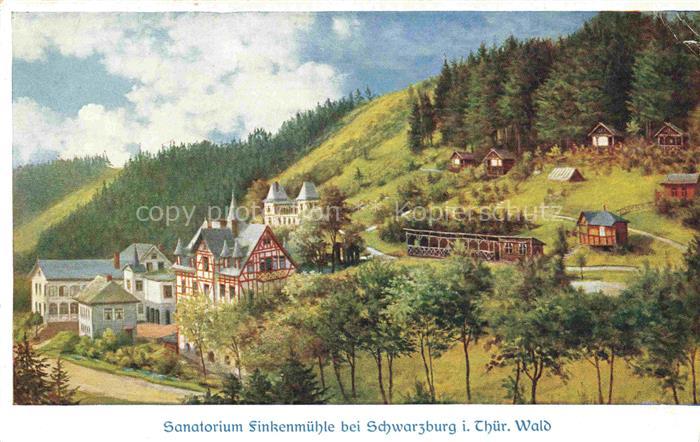 Schwarzburg Rudolstadt Thueringen Sanatorium Finkenmuehle