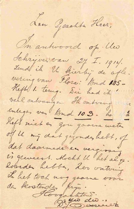 Pasoeroean Nederlandsch Indie Indonesien Indonesia Feldpostkarte