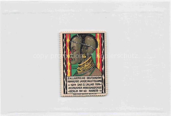 Dar-Es-Salam Dar-es-Salaam Daressalam Tansania Zweite Allgem Deutsch Ostafrikani