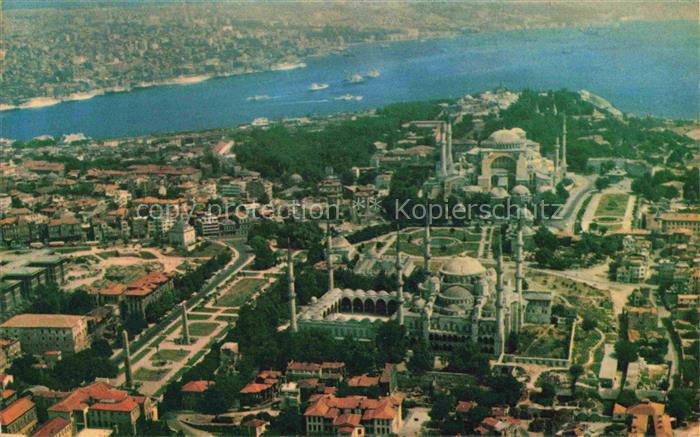 ISTANBUL Constantinopel TK Sultan Ahmet Camii Ve Ayasofya