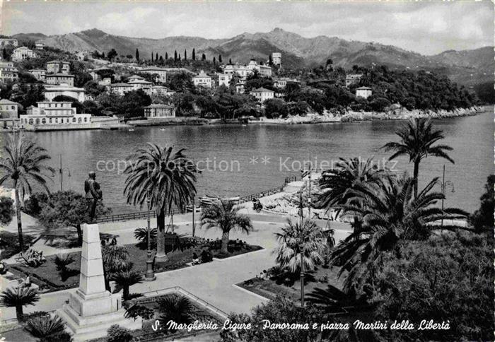 SANTA MARGHERITA  Ligure Genova IT Panorama e piazza Martiri della Liberta