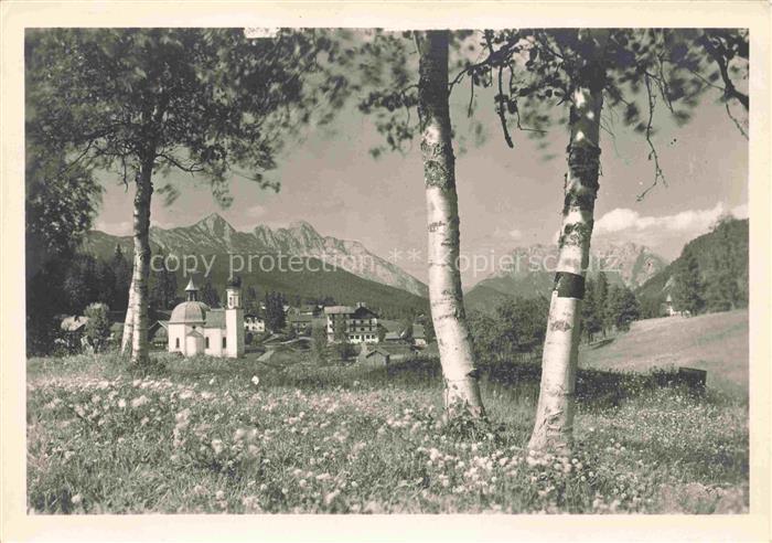 Seefeld Tirol AT Seekirchl Panorama