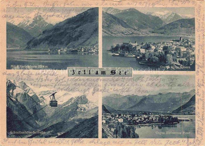 ZELL AM SEE Pinzgau-Pongau AT Kitzsteinhorn Hohe Tauern Schmittenhoehe Seilbahn