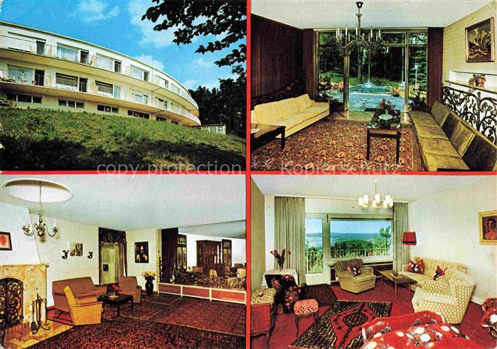 BAD KIssINGEN Deegenberg Sanatorium  Teilansichten