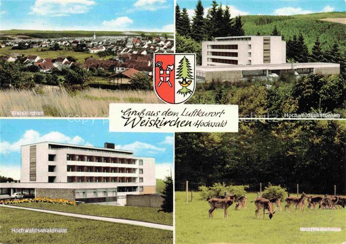 Weiskirchen Saar Hochwald Saarland Panorama Hochwaldsanatorium Wildfreigehege