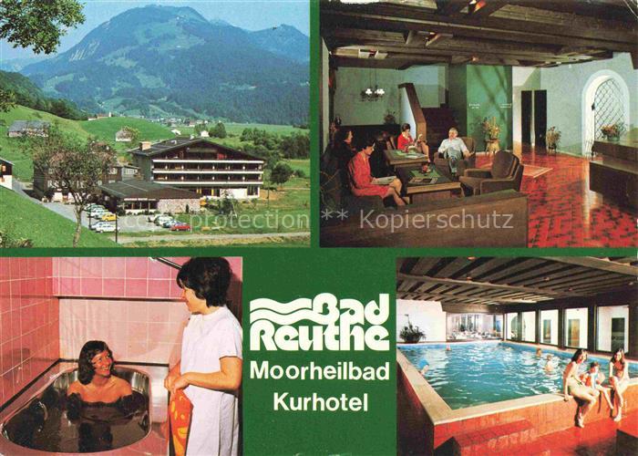 Reuthe Vorarlberg AT Moorheilbad Kurhotel Restaurant Hallenbad