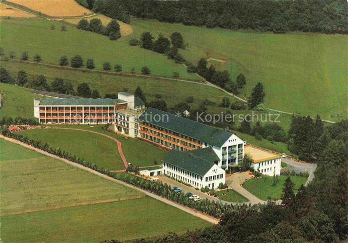 Berleburg Bad NRW Naturheilklinik Odeborn Fliegeraufnahme