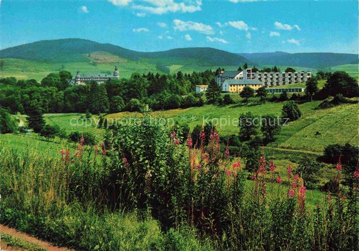 Bad Berleburg NRW Schloss Wittgenstein und Naturheilklinik Odeborn