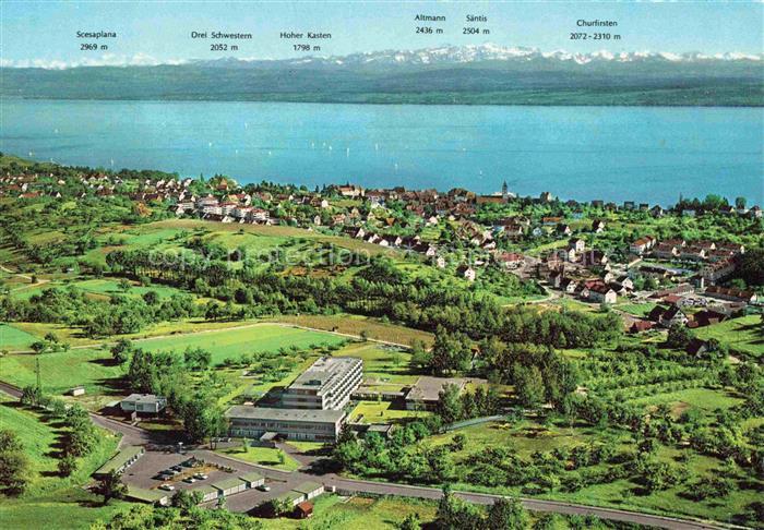 MEERSBURG Bodensee BW Parksanatorium Meersburg Fliegeraufnahme