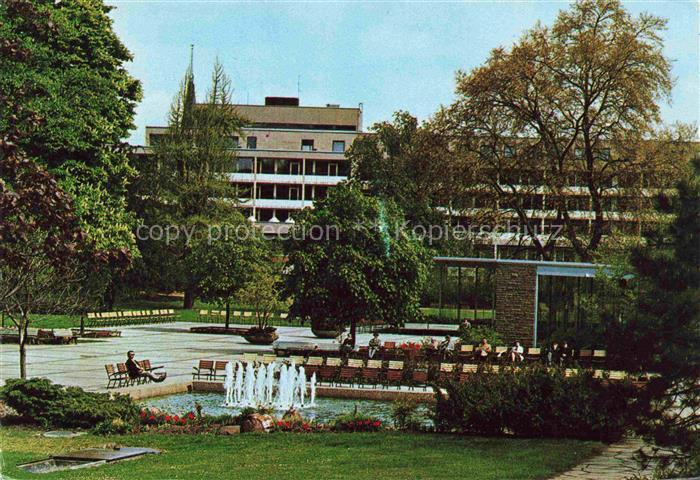 Burtscheid AACHEN Im Kurgarten mit Kurklinik an der Rosenquelle