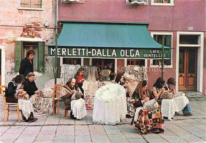 Burano VENEZIA Venedig Venice Venise IT Dalla Olga Merletti d'Arte