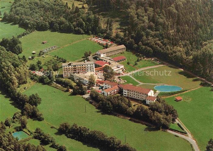 Neukirchen Knuellgebirge Rehazentrum Urbachtal und Klinik Dr Bartsch Fliegeraufn